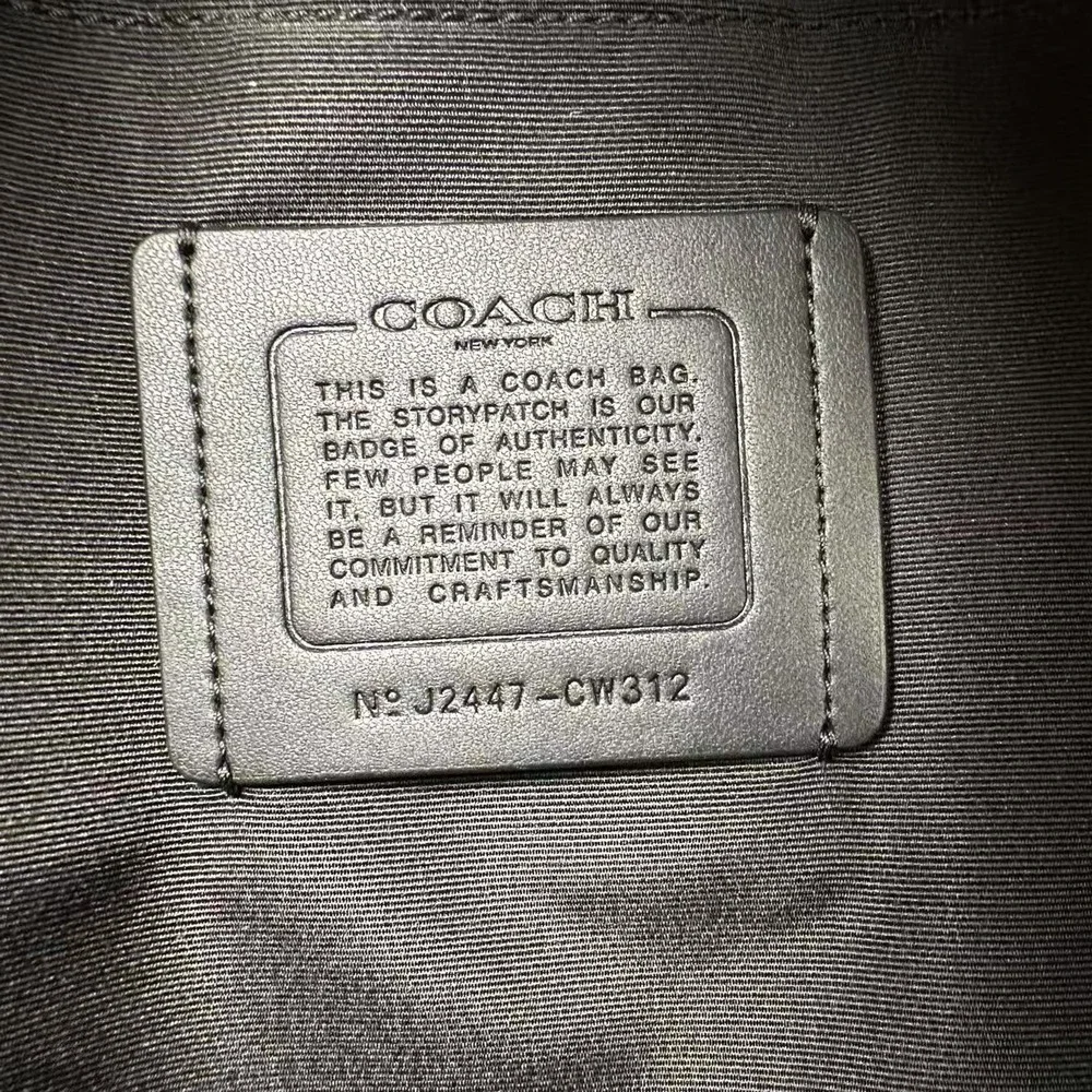 COACH Men’s West Pack In Signature Camo Print Gunmetal/Dark Shamrock CW312 NWT